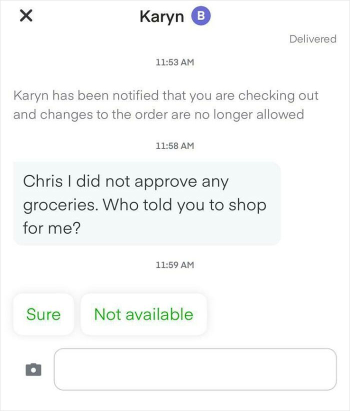 Already Had All The Groceries In The Car