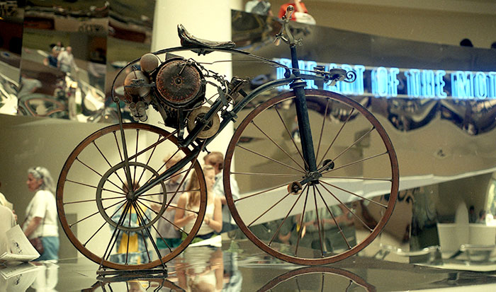 Michaux-Perreaux Steam-Vélocipède, 1869. It Is One Of Three Motorcycles Claimed To Be The First Motorcycle