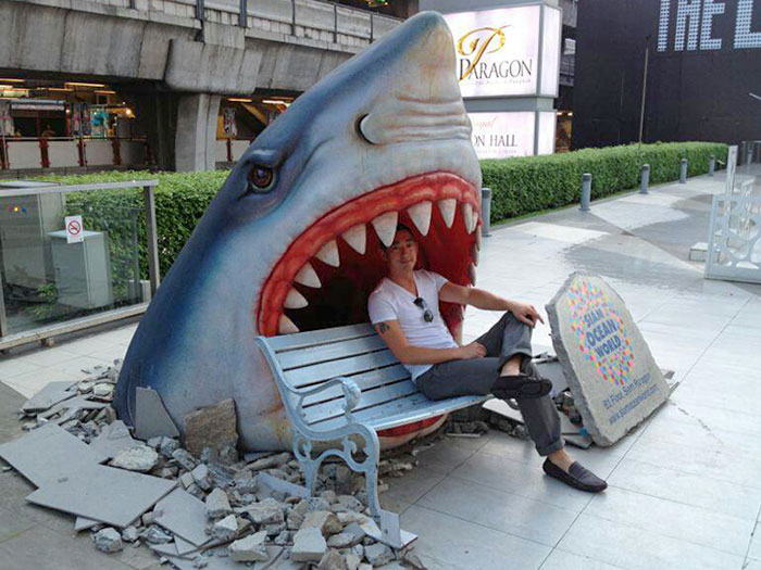 Bus Stop In Thailand