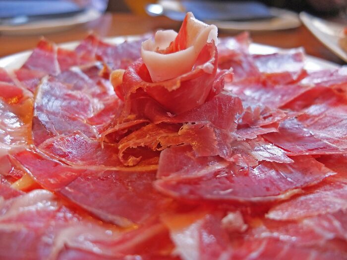 Iberico Ham Looks Like A Rose
