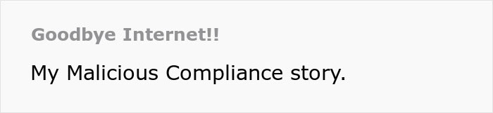 "I Am Not Allowed By Threat Of Legal Action To Be Involved In Their Affairs": Guy Does Exactly As His Ex-Boss Instructed