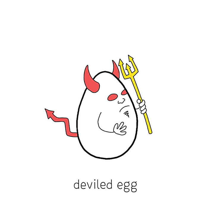 I Drew These 12 Foods In My Funny Cartoon Style