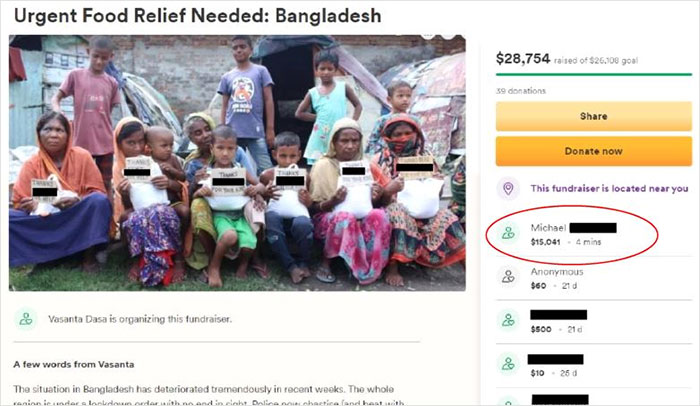 Guy Accidentally Sends A Poor Community A $15,041 Donation Instead of $150, Chaos Ensues