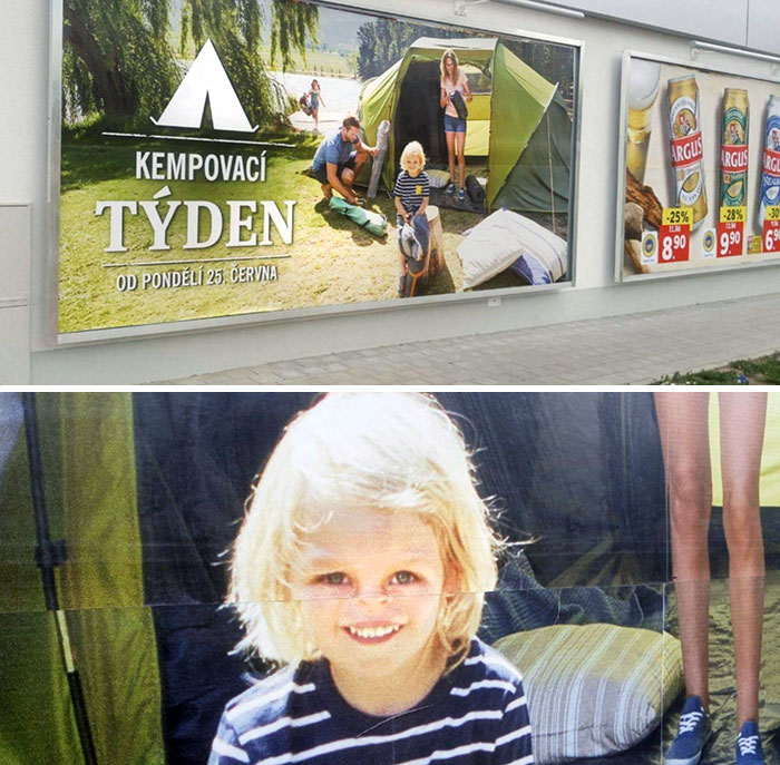 Billboard Right Next To The School Of Graphics And Design