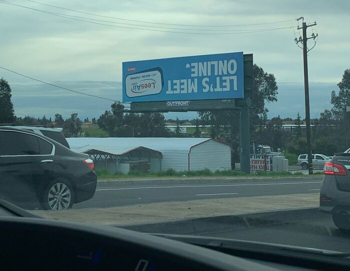 This Upside Down Billboard