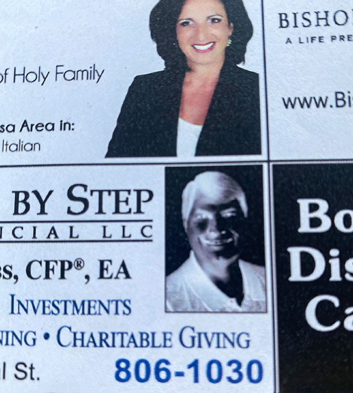 This Inverted Image On An Advertisement Flyer