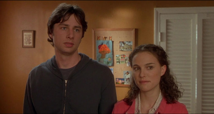 Scene from "Garden State" movie