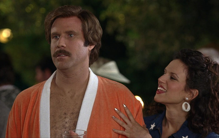 Scene from "Anchorman" movie