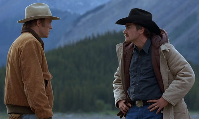 Scene from "Brokeback Mountain" movie