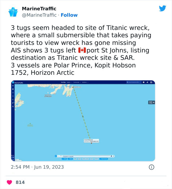 Missing Titanic Tourist Submarine With Billionaire Aboard Is Still Nowhere To Be Found While It Only Has Up To 96 Hours Of Oxygen