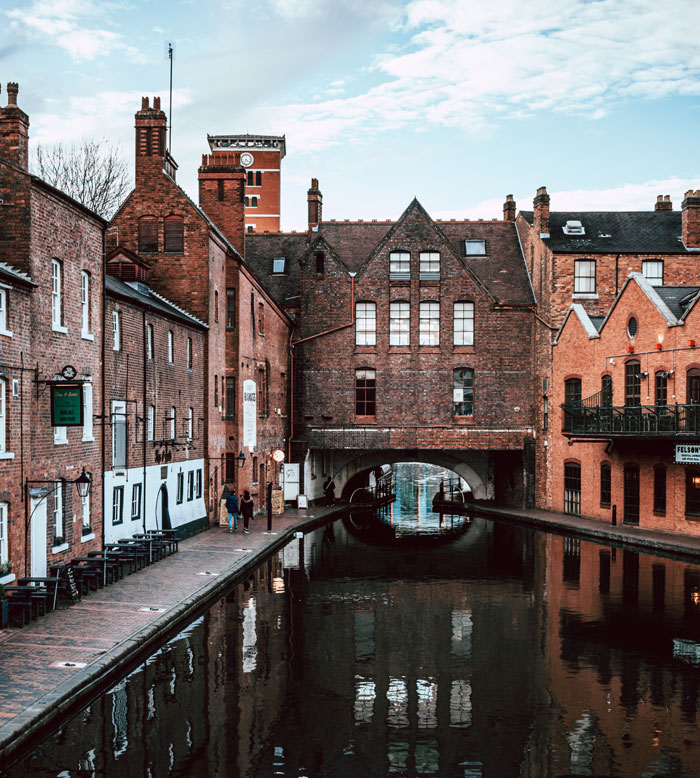 View of Birmingham city