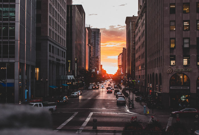 View of Indianapolis city