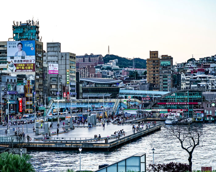 View of Keelung city