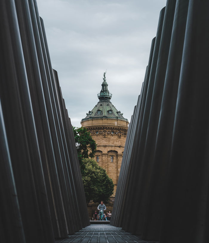 View of Mannheim city