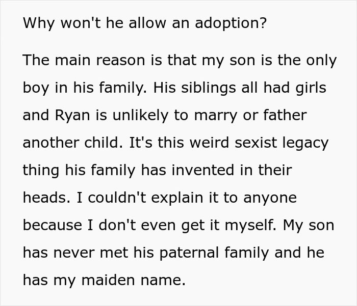 Woman's Ex Finds Out What Her New Husband Does For A Living, Demands Child Support Be Dropped