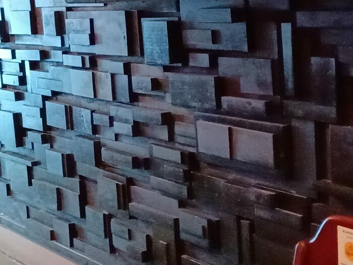 The Wall In This Testaurant Is Beautiful But ---