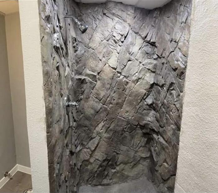 Break Out The Sand Blaster To Clean The Shower, Easy!