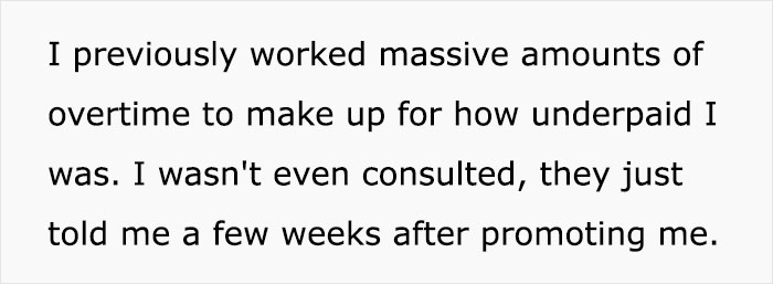Employee Receives A Promotion That Ends Up Being $30K Less Salary, Changes Workplaces, Couldn’t Be Happier Employee Receives A Promotion That Ends Up Being $30K Less Salary, Changes Workplaces, Couldn’t Be Happier