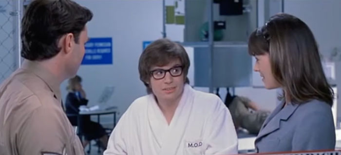 Scene from "Austin Powers: International Man Of Mystery" movie