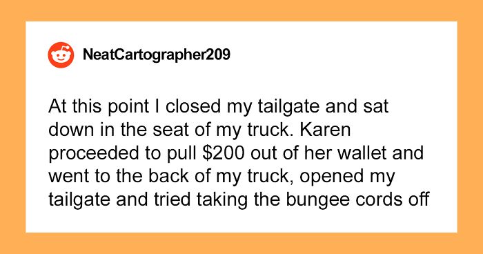 Drama Erupts In Store Parking Lot After Entitled Karen Decides She Wants Man’s Newly Purchased Grill