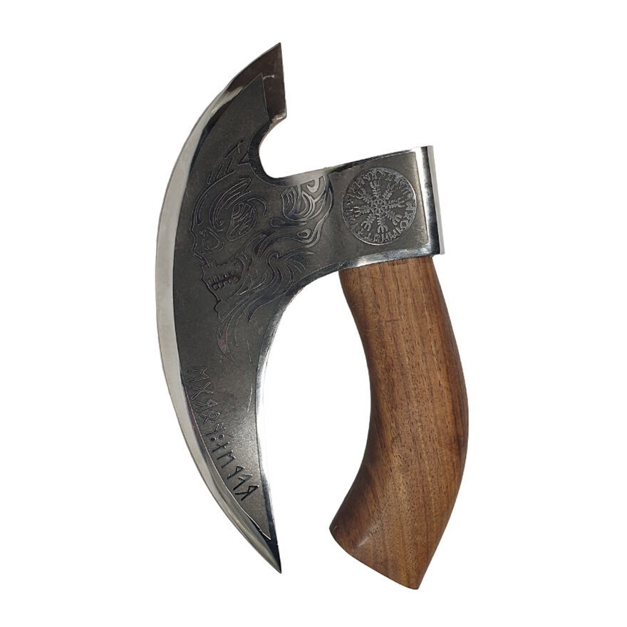 Handmade Carbon Steel Viking Pizza Cutter