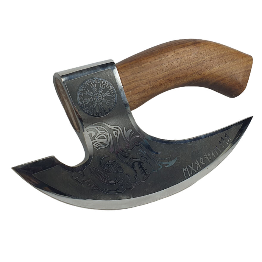 Handmade Carbon Steel Viking Pizza Cutter