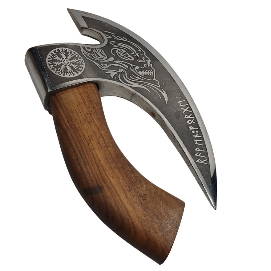 Handmade Carbon Steel Viking Pizza Cutter