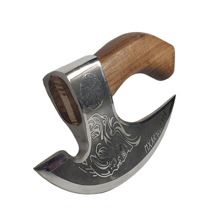 Handmade Carbon Steel Viking Pizza Cutter