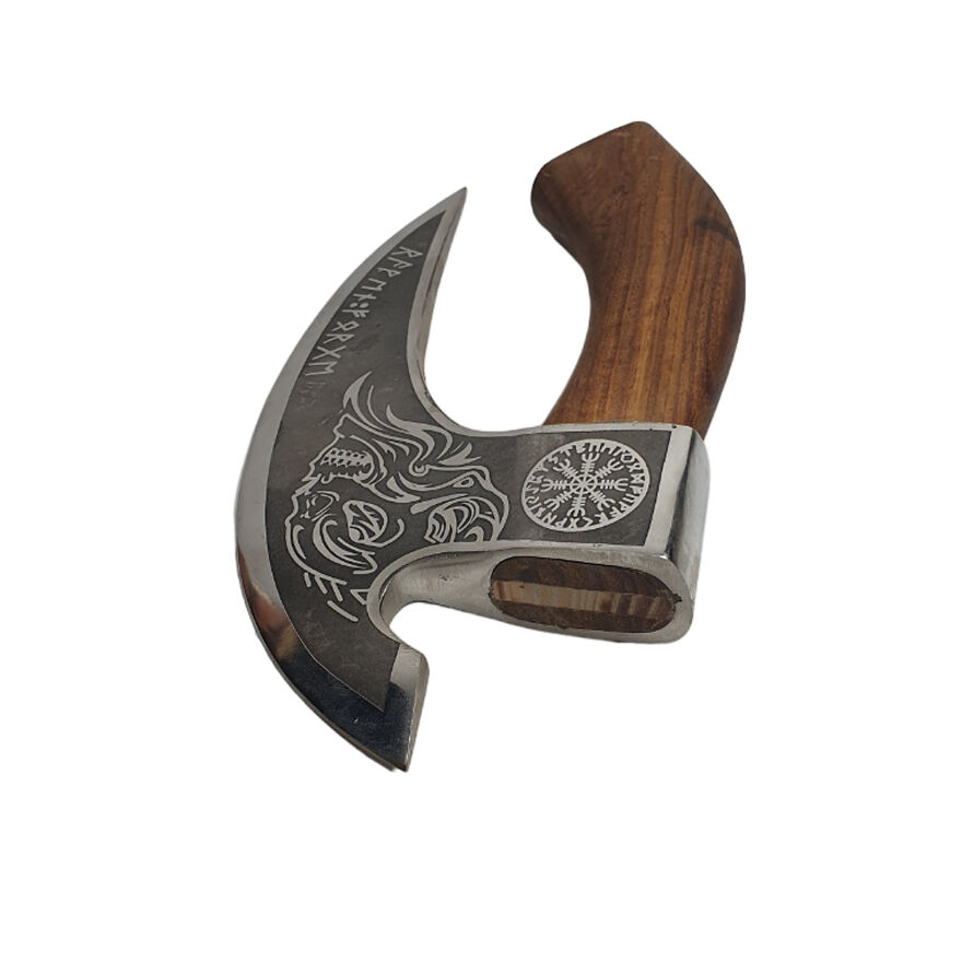 Handmade Carbon Steel Viking Pizza Cutter
