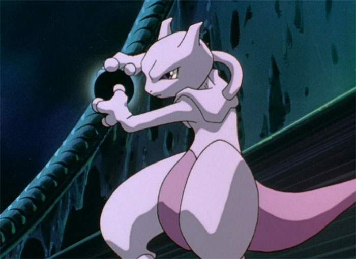 Mewtwo standing and holding the black ball - 61