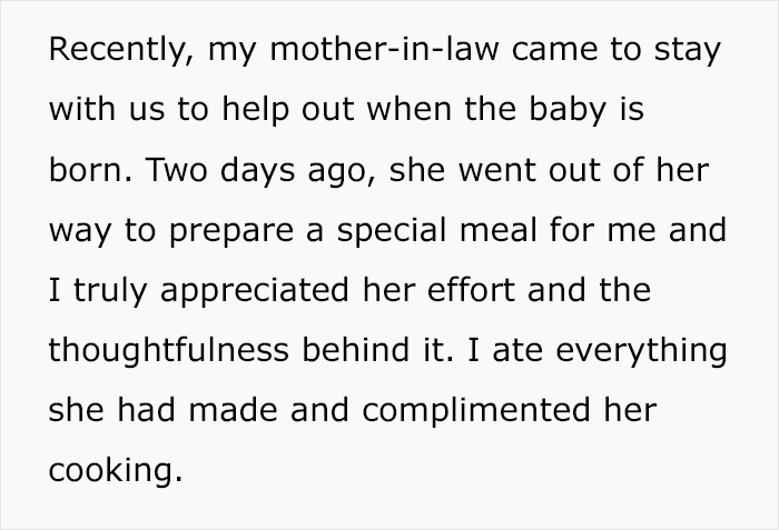 Pregnant Woman Feels Guilty For Ordering Chicken Wings And Upsetting Her Vegetarian MIL, Asks For Advice Online Pregnant Woman Feels Guilty For Ordering Chicken Wings And Upsetting Her Vegetarian MIL, Asks For Advice Online