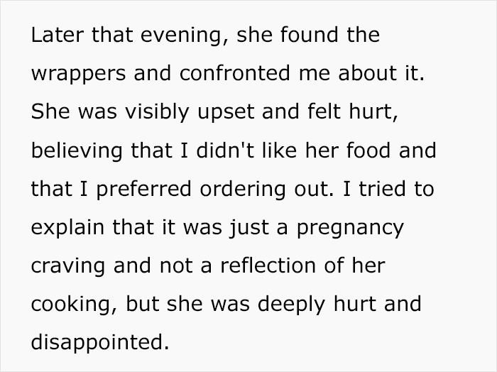 Pregnant Woman Feels Guilty For Ordering Chicken Wings And Upsetting Her Vegetarian MIL, Asks For Advice Online Pregnant Woman Feels Guilty For Ordering Chicken Wings And Upsetting Her Vegetarian MIL, Asks For Advice Online