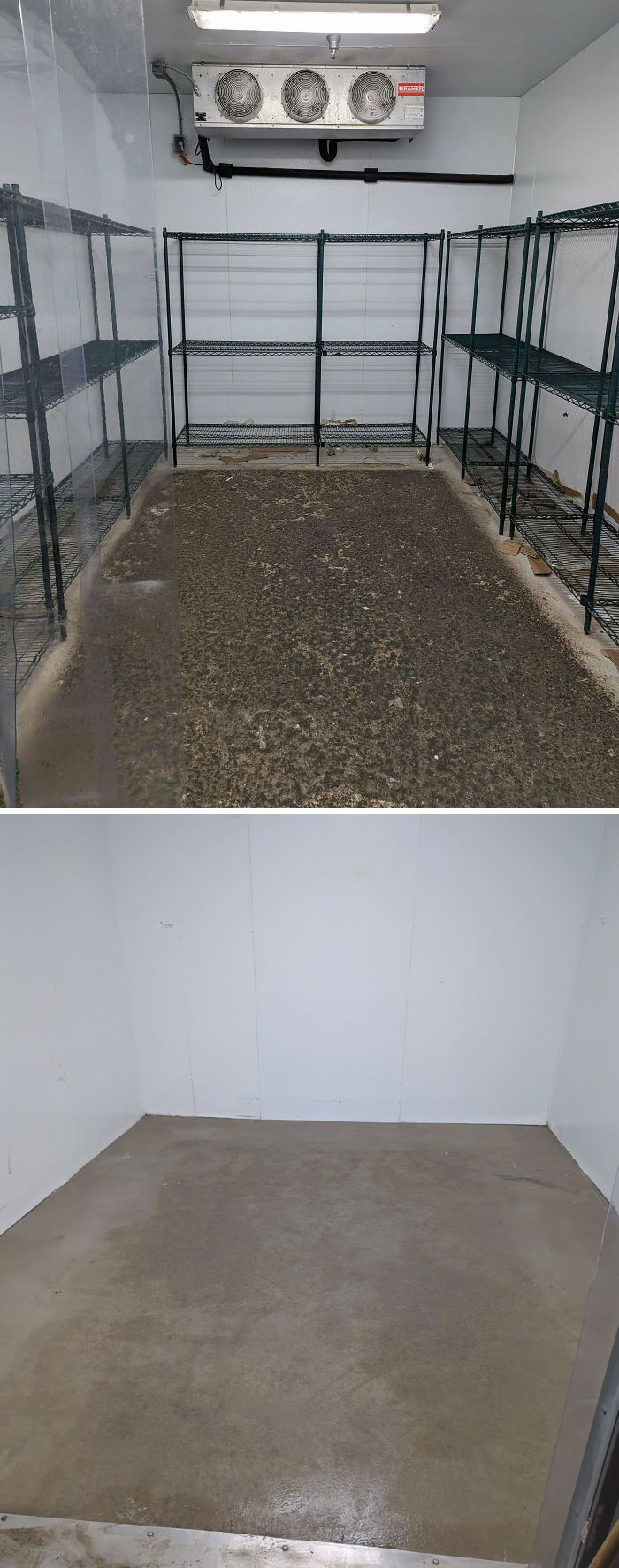 After Months Of Nagging, My Boss Finally Let Me Clean The Freezer