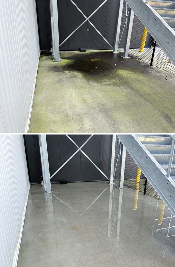 Before And After Of A Commercial Project I’m Working On