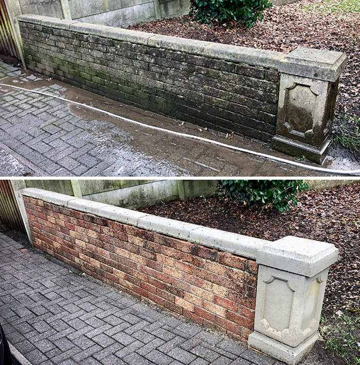 Looking For A Wall Pun. Before And After Shot