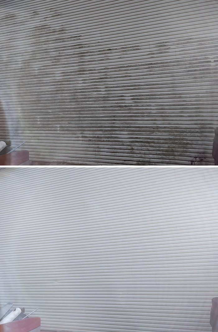 Getting The Day Started By Addressing This Customer's Dirty Garage. Before And After