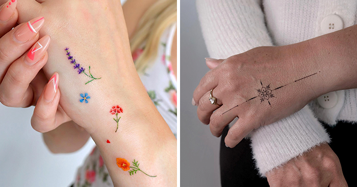 134 Small Hand Tattoos That Had Us Wishing For More Hands