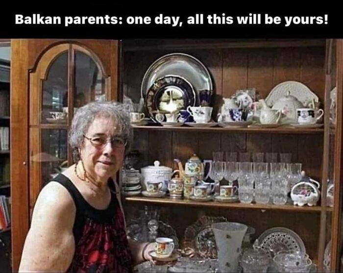 Squatting Slavs In Tracksuits