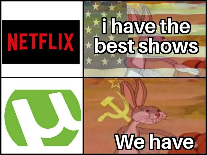 Squatting Slavs In Tracksuits