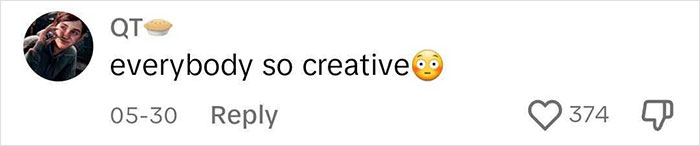 Comment section screenshot with user reaction to tattoo artist's viral back piece.