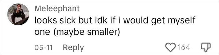 Comment on viral tattoo artist's back piece, saying it looks sick but might prefer a smaller tattoo.