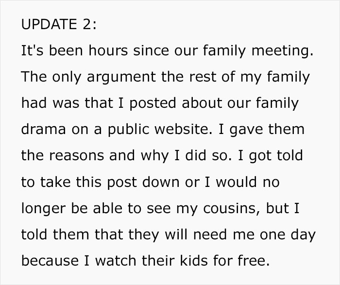 Teen Refuses To Babysit 16 Kids, Gets Woken Up With Ice-Cold Water On Her Face The Next Morning Teen Refuses To Babysit 16 Kids, Gets Woken Up With Ice-Cold Water On Her Face The Next Morning