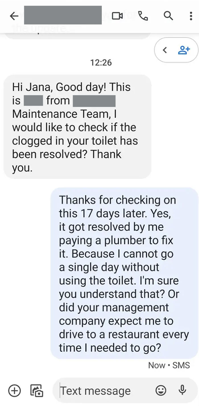 When Your Landlord Responds After Almost Three Weeks