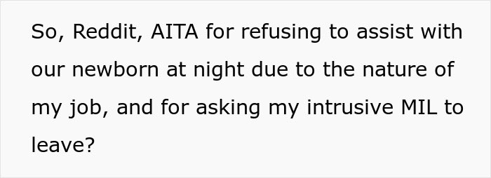 Dad Says His Sleep Is More Important Than Helping With The Baby At Night Because Of His Job, Asks For People's Perspectives Online