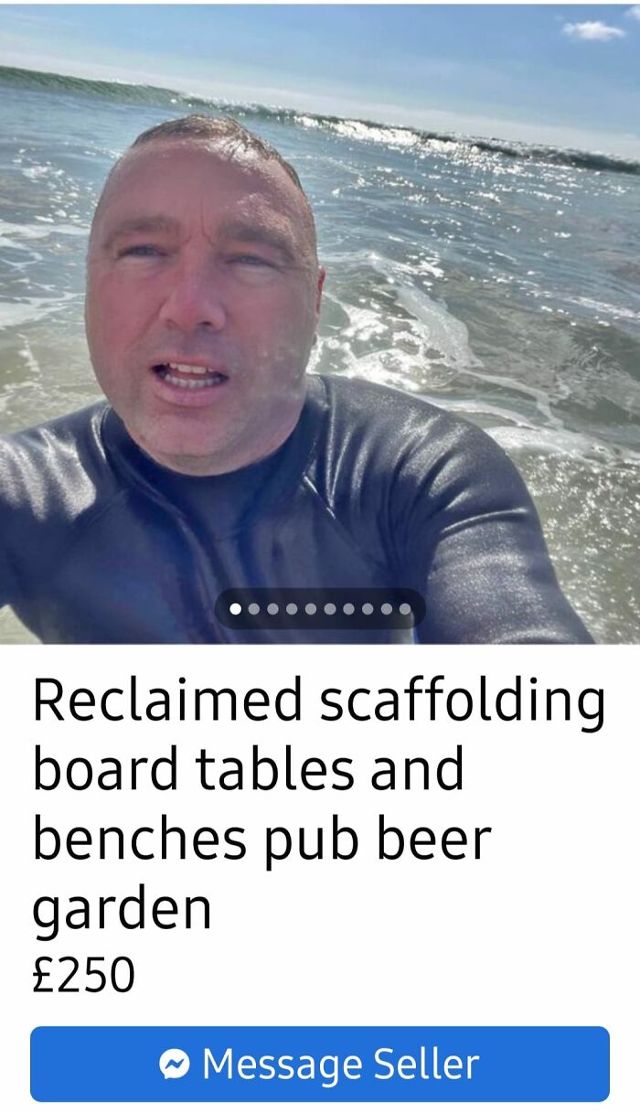 Bit Harsh Really, Comparing Yourself To A Recycled Plank