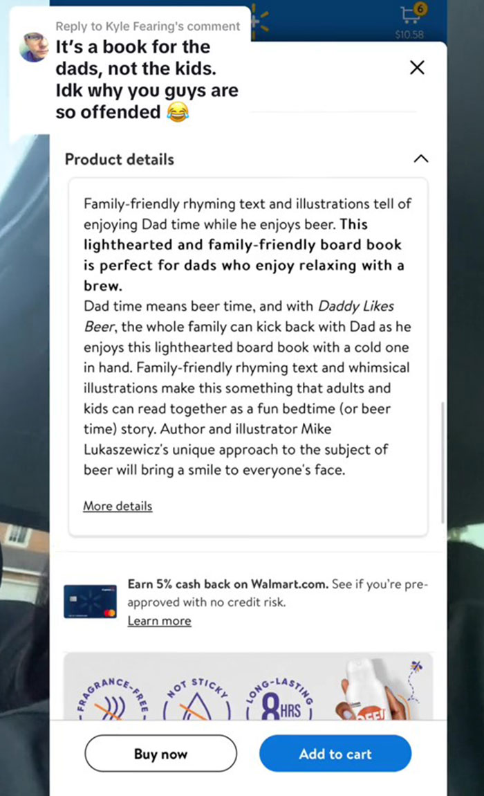 Walmart Taking Heat After Mom Finds A "Family-Friendly" Book Promoting Alcoholism In The Kids' Section