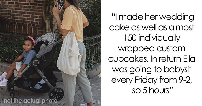 “The Bill Came Out Close To $1800”: Woman Wants To Take Bride To Court After She Refused To Babysit Her Child After She Baked Her A Wedding Cake