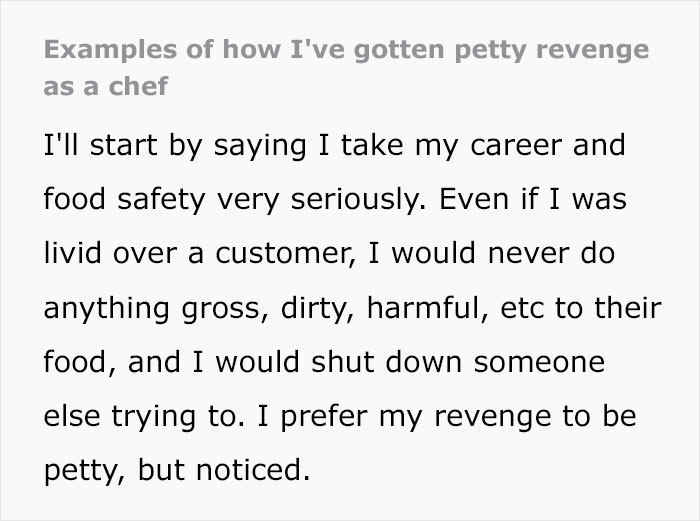 People Are Loving This Chef For Treating Customers’ Ridiculous Requests With Perfect Pettiness People Are Loving This Chef For Treating Customers’ Ridiculous Requests With Perfect Pettiness