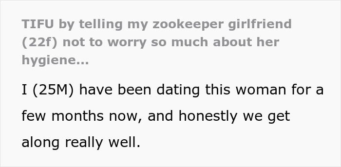 “I Think This Turned Out To Be A Big Mistake”: Guy Regrets Saying He Doesn't Mind GF’s Smell “I Think This Turned Out To Be A Big Mistake”: Guy Regrets Saying He Doesn't Mind GF’s Smell