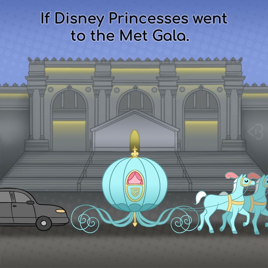 Artist Imagines In Fun Illustrations If Disney Princesses Went To The Met Gala